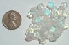 50 3x7mm Matte Crystal AB Spacer Flowers